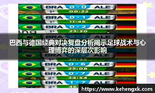 巴西与德国经典对决复盘分析揭示足球战术与心理博弈的深层次影响